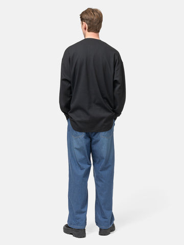 DAIWA Tech Thermal Henley L/S Black, Sweatshirts