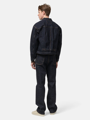 KAPTAIN SUNSHINE Denim Tracker 1P Jacket Indigo One Wash, Trucker Jackets