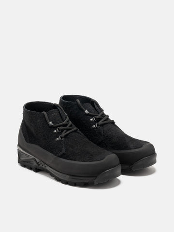 DIEMME Asiago Black Hairy Suede, Boots