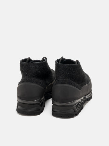 DIEMME Asiago Black Hairy Suede, Boots