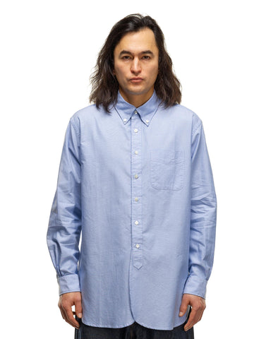 Engineered Garments 19th Century BD Shirt Cotton Oxford Blue, Shirts