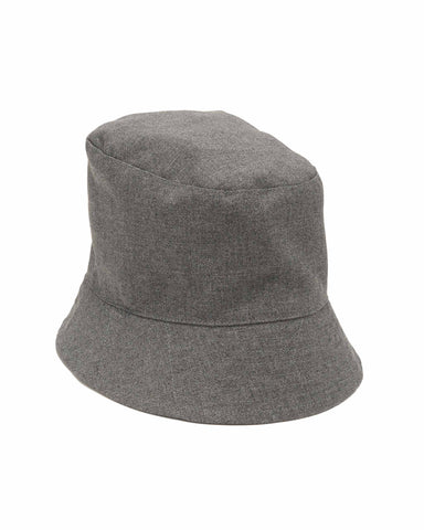 Engineered Garments Bucket Hat PC Hopsack Grey, Headwear