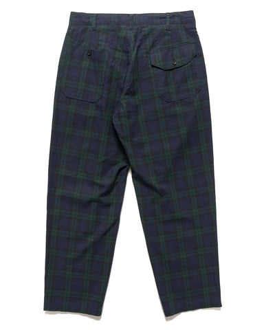 Engineered Garments Carlyle Pant Cotton Linen Blackwatch, Bottoms