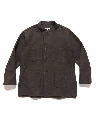 Engineered Garments Dayton Shirt CP Waffle Dark Brown, Shirts