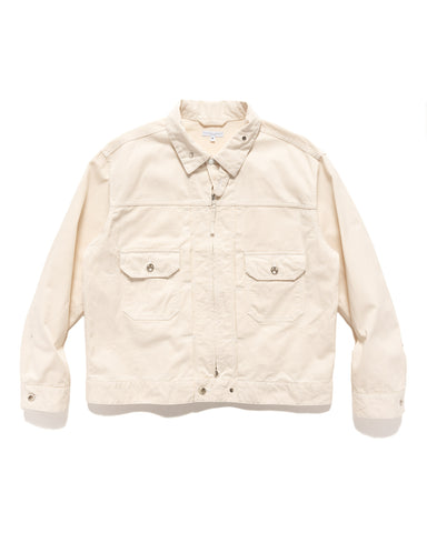 Engineered Garments Trucker Jacket Chino Twill Natural, Outerwear