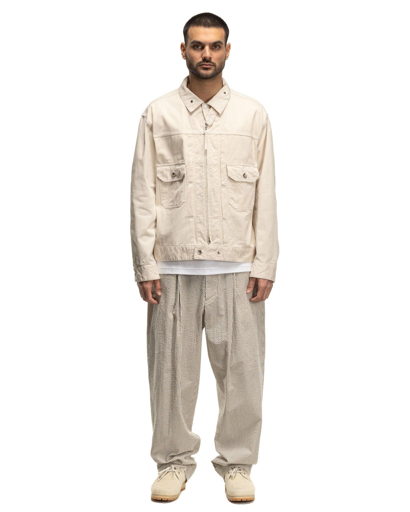 engineered garments trucker jacket chino twill natural $ 585 . 00 cad ...