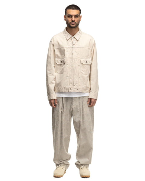 Engineered Garments Trucker Jacket Chino Twill Natural, Outerwear