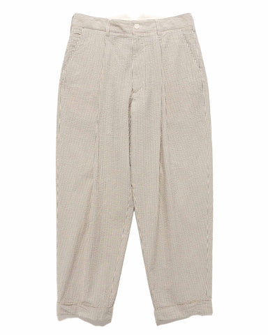 Engineered Garments WP Pant Cotton Seersucker Natural, Bottoms