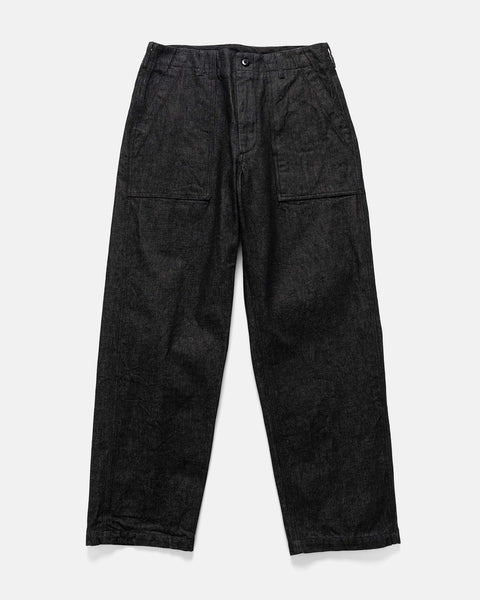 Engineered Garments 14oz Cone Denim Fatigue Pant Black, Pants