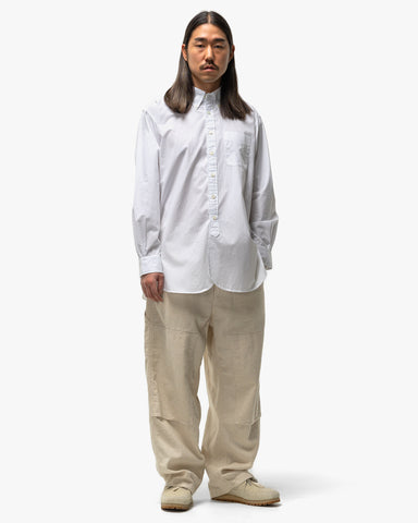 Engineered Garments 19 Century BD Shirt 2Ply Broadcloth White, Shirts