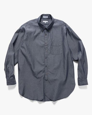 Engineered Garments 19 Century BD Shirt Cotton Chambray Indigo, Shirts