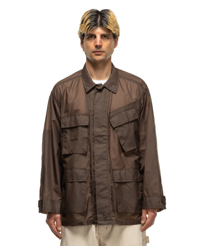Engineered Garments BDU Jacket Nylon Micro Ripstop DK Brown, Outerwear