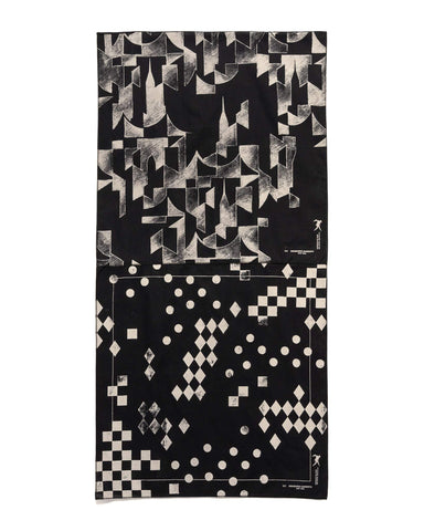 Engineered Garments Bandana Patchwork Scarf Black Patchwork, Accessories