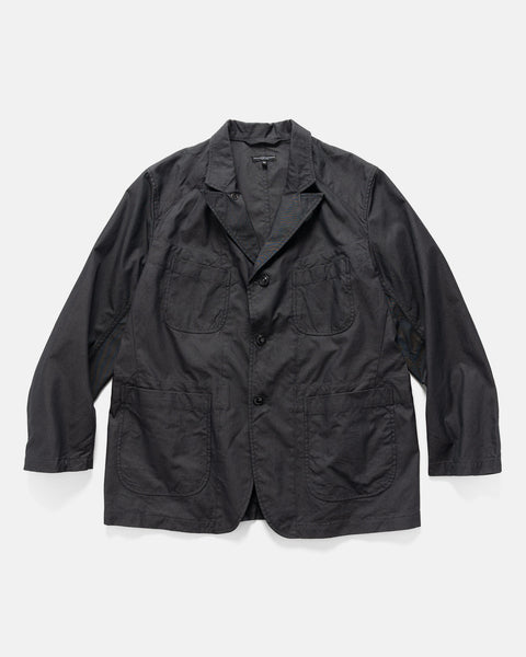 Engineered Garments CP Weather Poplin Bedford Jacket Charcoal, Jackets