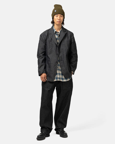 Engineered Garments CP Weather Poplin Bedford Jacket Charcoal, Jackets