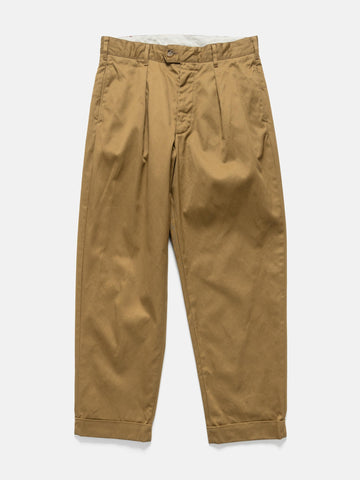 Engineered Garments Carlyle Pant Cotton High Count Heavy Twill Camel, Pants