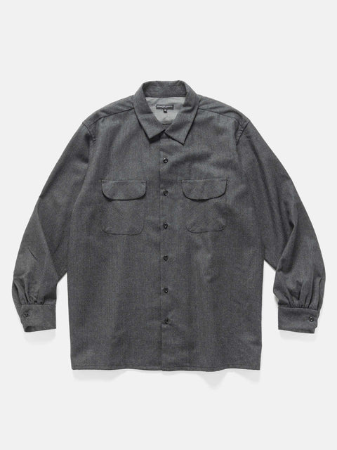 Engineered Garments Classic Shirt Worsted Wool Charcoal, Shirts