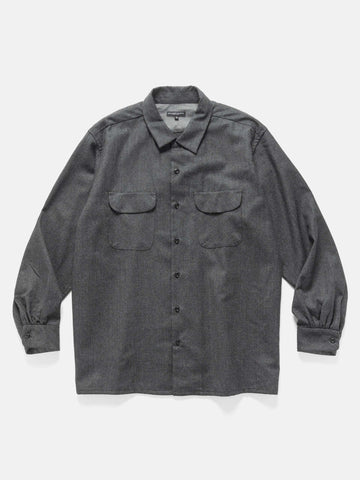 Engineered Garments Classic Shirt Worsted Wool Charcoal, Shirts