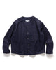 Engineered Garments WORKADAY Engineer Short Jacket Dark Navy Cotton Heavy Base, Outerwear