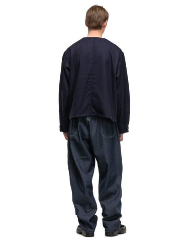 Engineered Garments WORKADAY Engineer Short Jacket Dark Navy Cotton Heavy Base, Outerwear