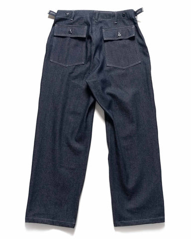 Engineered Garments WORKADAY Fatigue Pant Indigo 12oz Denim, Bottoms