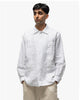 Engineered Garments Guayabera Shirt Linen Handkerchief White, Shirts