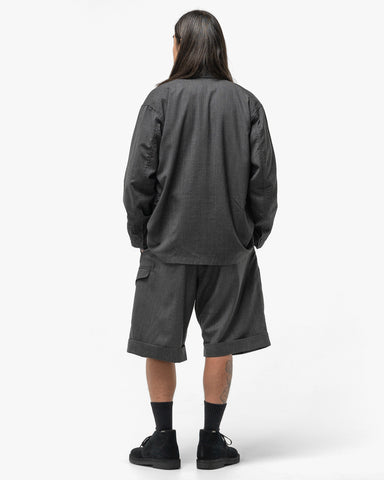 Engineered Garments Gurkha Short Tropical Wool Charcoal, Bottoms