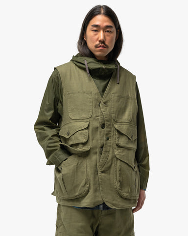 Engineered Garments Hunting Jacket CL Java Cloth Olive, Outerwear