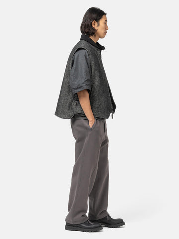 Engineered Garments Knit Leisure Pant 12oz Cotton Fleece Graphite, Pants