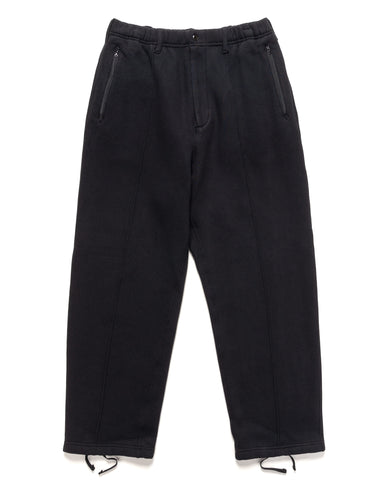 Engineered Garments Knit Leisure Pant Black 12oz Cotton Fleece, Bottoms