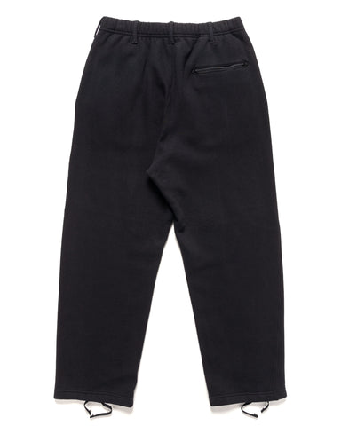 Engineered Garments Knit Leisure Pant Black 12oz Cotton Fleece, Bottoms