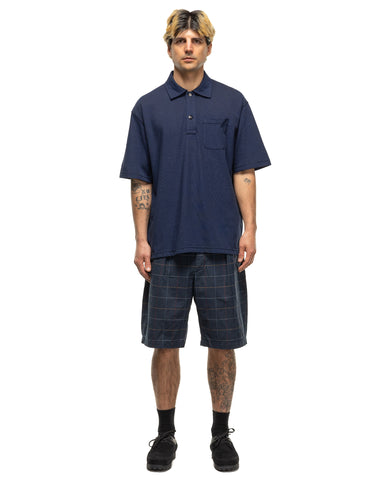 Engineered Garments Polo Shirt Cotton Pique Navy, Shirts