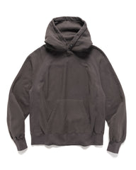 Engineered Garments Raglan Hoody Graphite 12oz Cotton Fleece, Sweaters