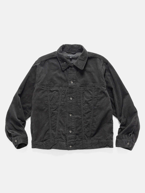 Engineered Garments Type 5 Jean Jacket Cotton Corduory Charcoal, Trucker Jackets