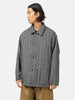 Engineered Garments Wind Breaker Wool Striped HB Dark Grey, Jackets