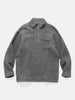 Engineered Garments Zip Mock Neck Wool Charcoal, Sweaters