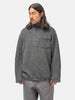 Engineered Garments Zip Mock Neck Wool Charcoal, Sweaters