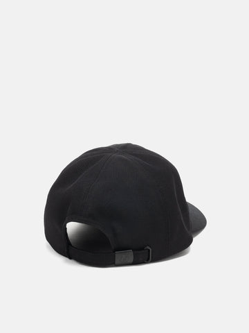 HAVEN Field Cap - Super 100 Wool Gabardine Black, Caps