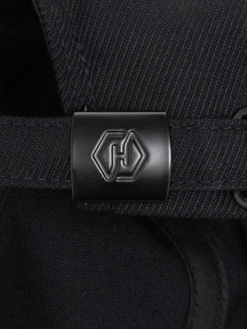 HAVEN Field Cap - Super 100 Wool Gabardine Black, Caps