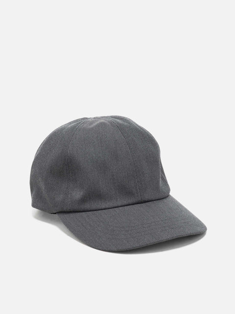 HAVEN Field Cap - Super 100 Wool Gabardine Charcoal, Caps
