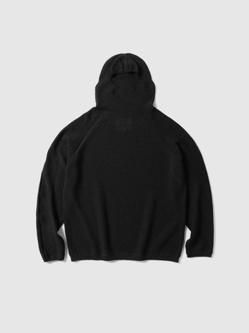 Goldwin 0 Perforated Wholegarment Knit Top Black, Hoodies