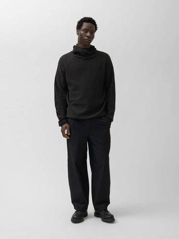 Goldwin 0 Perforated Wholegarment Knit Top Black, Hoodies