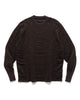 Goldwin 0 Reaction Diffusion Knit Top Dark Brown, Sweaters