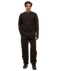 Goldwin 0 Reaction Diffusion Knit Top Dark Brown, Sweaters