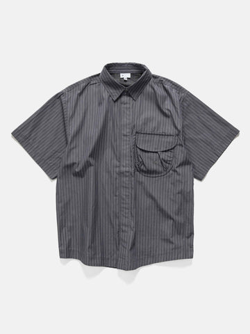 Goldwin 0 Retroreflective Short Sleeved Shirt Deep Charcoal, Shirts