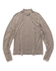 Goldwin 0 Wool Half Zip L/S T-Shirt Grey Beige, Knits