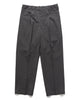 Goldwin One Tuck Straight Pants Asphalt, Bottoms