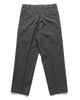 Goldwin One Tuck Straight Pants Asphalt, Bottoms