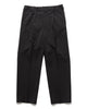 Goldwin One Tuck Straight Pants Black, Bottoms