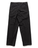 Goldwin One Tuck Straight Pants Black, Bottoms